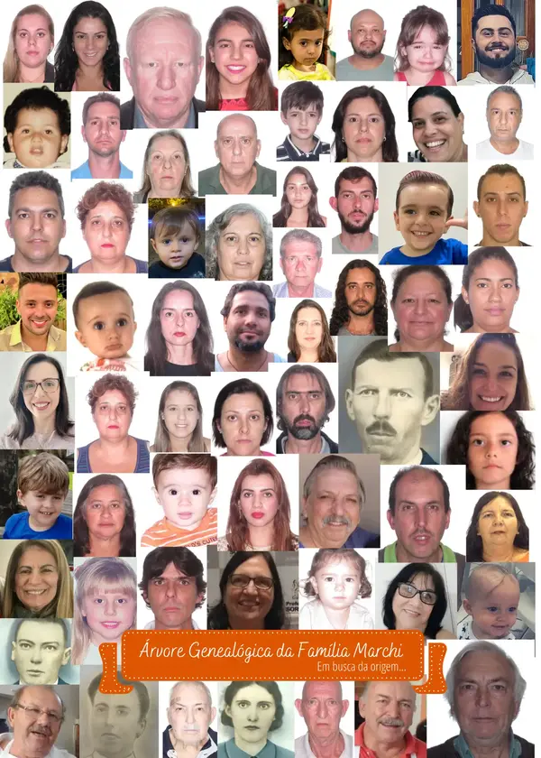 Capa do livro Árvore Genealógica da Família Marchi