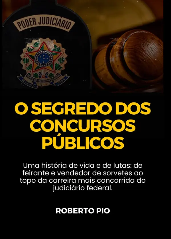 Capa do livro O segredo dos Concursos Públicos